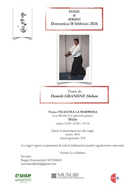 Stage Aikido - 18 febbraio 2024 - Biella