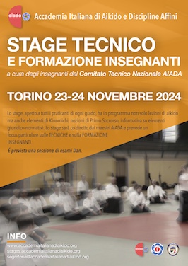 Stage Tecnico e formazione insegnanti - Torino 23-24 novembre 2024