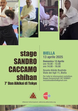 Stage Aikido Sandro Caccamo Shihan - Biella 13 Aprile 2025