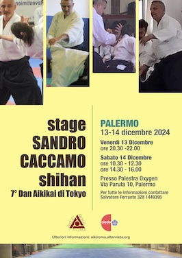 Stage Caccamo 13-14 dicembre 2024 - Palermo